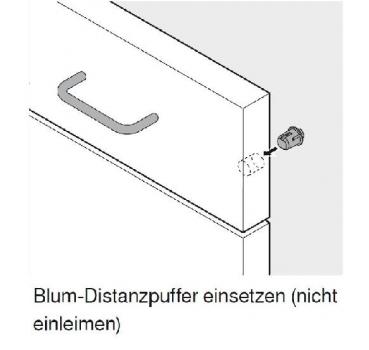 Blum Distanzpuffer, Bohrdurchmesser 5 mm, 993.0530